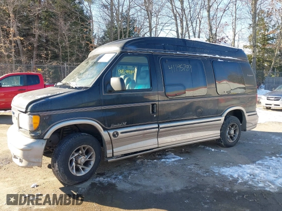 2001 Ford Econoline Cargo Recreational with VIN 1FDPE24L31HA24341, listed as a IAAI auction lot 41195789 with 158,935 mi miles and . Bid and sale history available at DreamBid. Image 12.