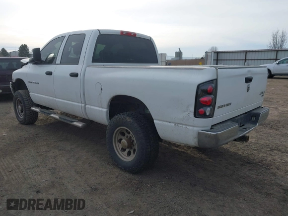 2005 Dodge 2500 SLT with VIN 3D7KS28C05G858199, listed as a IAAI auction lot 41424715 with 218,736 mi miles and . Bid and sale history available at DreamBid. Image 3.