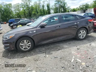 2018 Kia Optima LX with VIN KNAGT4L37J5235273, listed as a Copart auction lot 56604265 with 86,028 mi miles and Salvage title. Bid and sale history available at DreamBid. Image 1.