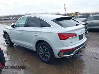 2023 Audi Q5 Sportback S line Premium Plus with VIN WA15AAFY7P2119257, listed as a IAAI auction lot 41413204 with 12,671 mi miles and . Bid and sale history available at DreamBid. Image 15.