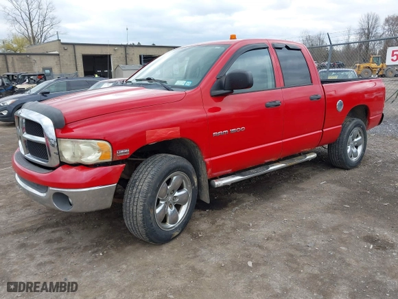 2005 Dodge Ram 1500 SLT with VIN 1D7HU18D05S244141, listed as a IAAI auction lot 41991506 with 83,691 mi miles. Bid and sale history available at carsss.com. Image 2.