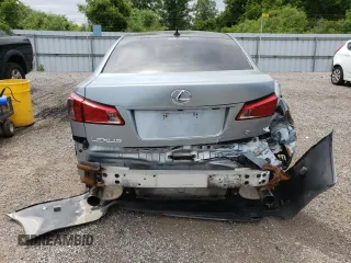 2008 Lexus IS 350 with VIN JTHBE262X82015702, listed as a Copart auction lot 58663435 with Not provided miles and Salvage title. Bid and sale history available at DreamBid. Image 6.