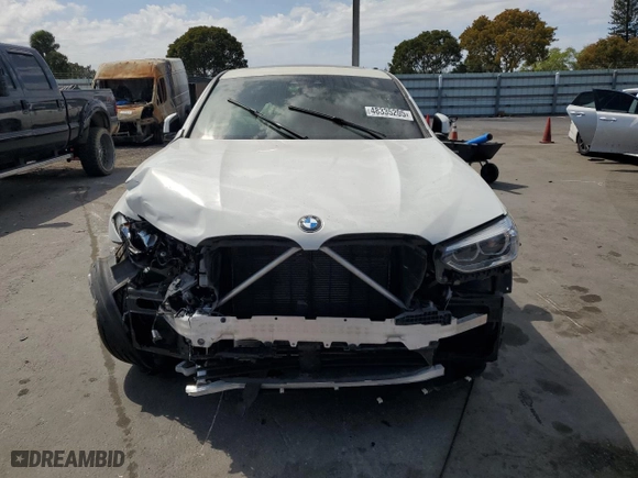 2021 BMW X4 xDrive30i with VIN 5UX2V1C01M9E03922, listed as a Copart auction lot 48335205 with 58,867 mi miles and Non Repairable. Bid and sale history available at carsss.com. Image 5.