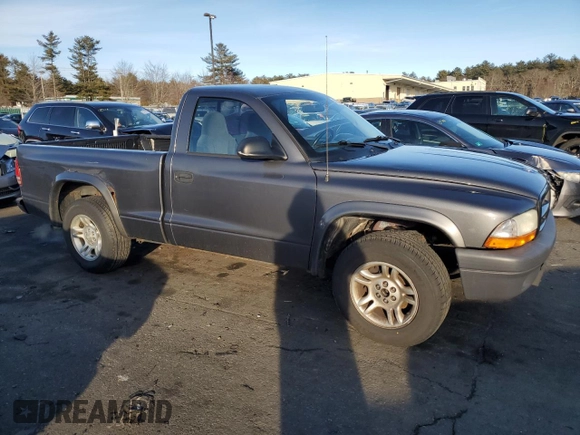 2003 Dodge Dakota with VIN 1D7FL16X03S324737, listed as a Copart auction lot 47253395 with 252,334 mi miles and Salvage Title. Bid and sale history available at carsss.com. Image 4.