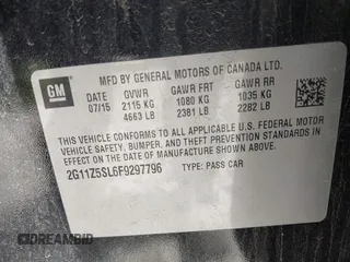 2015 Chevrolet Impala LS with VIN 2G11Z5SL6F9297796, listed as a IAAI auction lot 42244168 with 81,449 mi miles and . Bid and sale history available at DreamBid. Image 9.