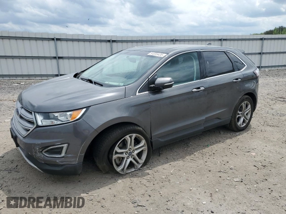 2017 Ford Edge Titanium z VIN 2FMPK4K86HBB78326, wystawiony jako Copart lot #54699435 z przebiegiem 44 800 mil mil oraz Szkoda całkowita • Salvage title. Historia ofert i sprzedaży dostępna na DreamBid. Obrazek 1.