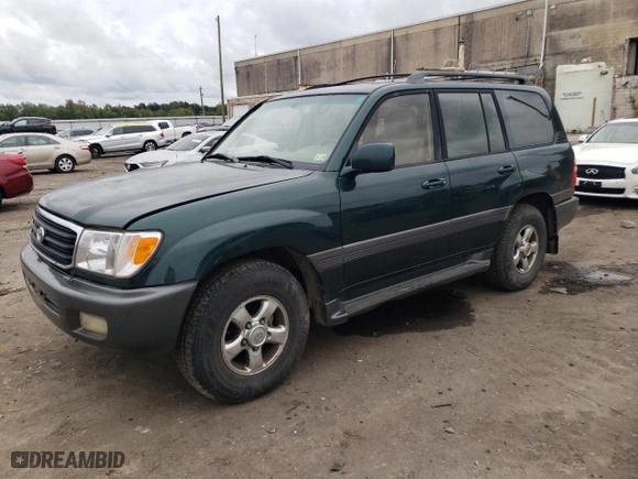 2002 Toyota Land Cruiser with VIN JTEHT05J022029822, listed as a Copart auction lot 73220774 with 436,532 mi miles and Clean Title. Bid and sale history available at carsss.com. Image 1.