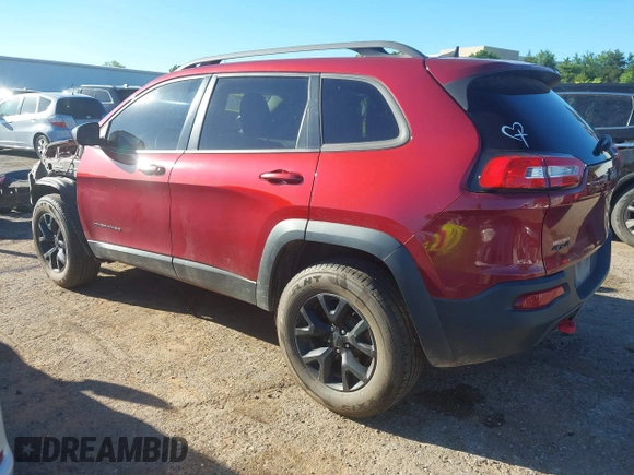 2017 Jeep Cherokee Trailhawk z VIN 1C4PJMBS9HW502323, wystawiony jako IAAI lot #42293817 z przebiegiem 153 127 mil mil oraz . Historia ofert i sprzedaży dostępna na DreamBid. Obrazek 3.