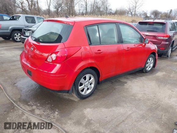 2007 Nissan Versa 1.8 S with VIN 3N1BC13E37L385700, listed as a IAAI auction lot 41607973 with 180,407 mi miles. Bid and sale history available at carsss.com. Image 4.