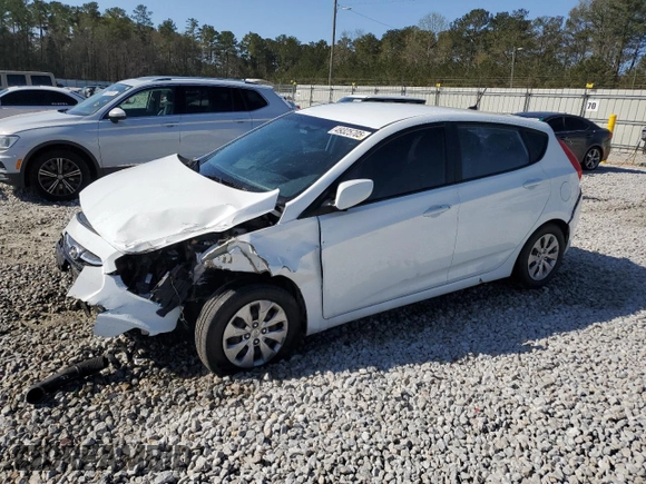 2016 Hyundai Accent SE with VIN KMHCT5AE6GU239126, listed as a Copart auction lot 49325705 with 151,855 mi miles and Salvage Title. Bid and sale history available at carsss.com. Image 1.