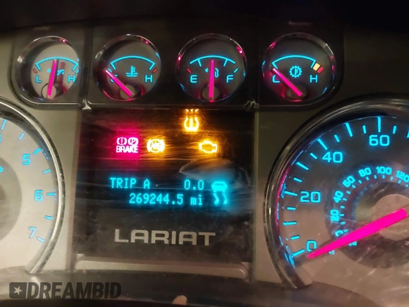 2010 Ford F-150 XL with VIN 1FTFW1EV8AKE59317, listed as a IAAI auction lot 41622681 with 269,244 mi miles. Bid and sale history available at carsss.com. Image 7.