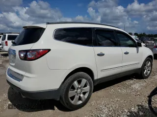 2015 Chevrolet Traverse LTZ with VIN 1GNKVJKDXFJ212107, listed as a Copart auction lot 55721935 with 129,333 mi miles and Clean Title. Bid and sale history available at DreamBid. Image 3.
