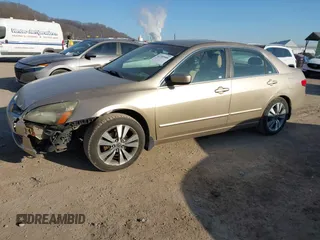 2005 Honda Accord EX-L z VIN 1HGCM56805A004371, wystawiony jako IAAI lot #41789900 z przebiegiem Nie podano mil oraz . Historia ofert i sprzedaży dostępna na DreamBid. Obrazek 2.