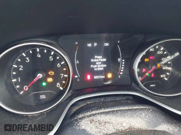 2020 Jeep Compass Latitude with VIN 3C4NJCBB7LT224859, listed as a IAAI auction lot 41727777 with 63,313 mi miles and . Bid and sale history available at DreamBid. Image 7.