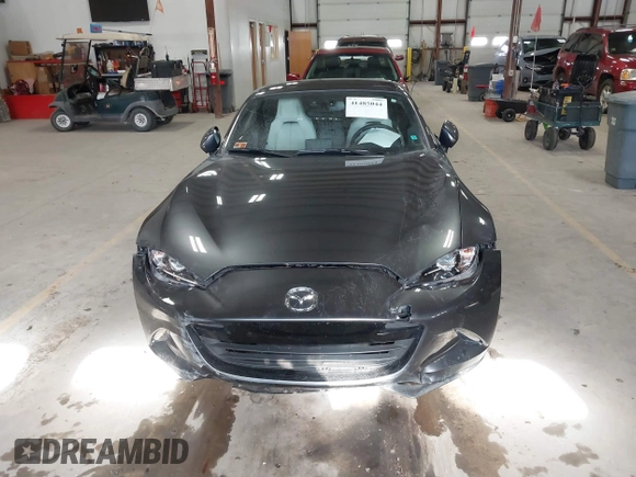 2021 Mazda MX-5 Miata Grand Touring with VIN JM1NDAM73M0451484, listed as a IAAI auction lot 41485044 with 11,328 mi miles and . Bid and sale history available at DreamBid. Image 12.