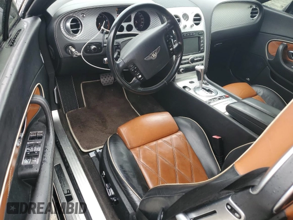2010 Bentley Continental GT with VIN SCBDR3ZA2AC065164, listed as a Copart auction lot 51830035 with 81,088 mi miles and Salvage Title. Bid and sale history available at DreamBid. Image 8.