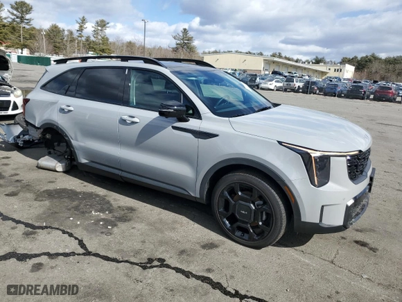 2024 Kia Sorento X-Line SX Prestige with VIN 5XYRKDJF1RG298982, listed as a Copart auction lot 47446025 with 4,733 mi miles and Salvage Title. Bid and sale history available at carsss.com. Image 4.