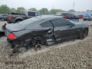 2015 Ford Mustang GT with VIN 1FA6P8CF8F5348585, listed as a Copart auction lot 56290945 with 94,706 mi miles and Salvage title. Bid and sale history available at DreamBid. Image 3.