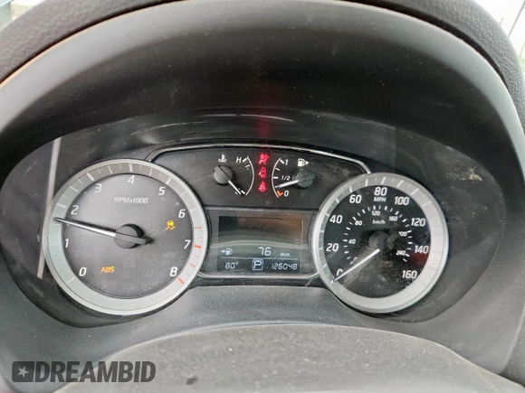 2014 Nissan Sentra SV with VIN 3N1AB7AP7EL653313, listed as a Copart auction lot 59536475 with 126,048 mi miles and Salvage title. Bid and sale history available at DreamBid. Image 9.