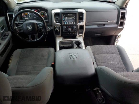 2017 Ram 1500 Big Horn with VIN 1C6RR7LM5HS881046, listed as a Copart auction lot 44811315 with 105,937 mi miles and Salvage Title. Bid and sale history available at carsss.com. Image 8.