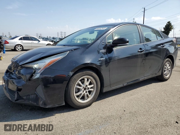 2016 Toyota Prius Four with VIN JTDKARFU3G3001558, listed as a Copart auction lot 55352245 with 81,648 mi miles and Salvage Title. Bid and sale history available at DreamBid. Image 1.