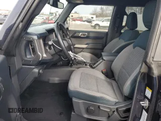 2021 Ford Bronco with VIN 1FMDE5BH6MLA73604, listed as a Copart auction lot 89152995 with 42,118 mi miles and Salvage Title. Bid and sale history available at DreamBid. Image 7.