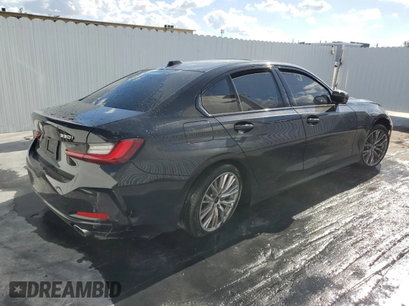 2023 BMW 3 Series 330i with VIN 3MW69FF01P8D51068, listed as a Copart auction lot 55555345 with Not provided miles and Non repairable. Bid and sale history available at DreamBid. Image 3.