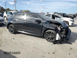 2023 Toyota Corolla Hatchback XSE with VIN JTNC4MBE2P3201405, listed as a Copart auction lot 73908083 with 23,645 mi miles and Salvage Title. Bid and sale history available at carsss.com. Image 4.