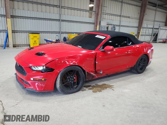 2020 Ford Mustang EcoBoost z VIN 1FATP8UH6L5125878, wystawiony jako Copart lot #60897975 z przebiegiem 70 475 mil mil oraz Szkoda całkowita • Salvage title. Historia ofert i sprzedaży dostępna na DreamBid. Obrazek 1.