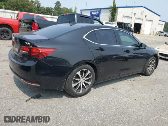 2015 Acura TLX with VIN 19UUB1F36FA023029, listed as a Copart auction lot 58912725 with 96,677 mi miles and Salvage title. Bid and sale history available at DreamBid. Image 3.