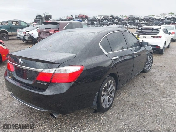 2015 Honda Accord Sedan Sport with VIN 1HGCR2F54FA239170, listed as a IAAI auction lot 41733576 with 111,621 mi miles. Bid and sale history available at carsss.com. Image 4.