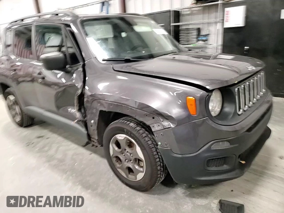 2018 Jeep Renegade Sport with VIN ZACCJAAB4JPH77082, listed as a Copart auction lot 45867195 with 174,305 mi miles and Salvage Title. Bid and sale history available at DreamBid. Image 11.