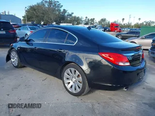 2011 Buick Regal CXL Turbo TO7 with VIN W04G15GV2B1089250, listed as a IAAI auction lot 41396416 with 157,216 mi miles. Bid and sale history available at carsss.com. Image 3.