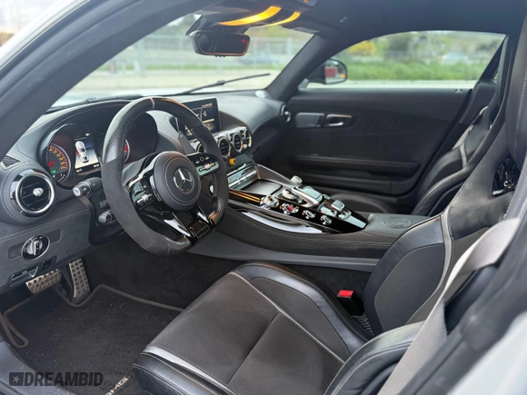 2018 Mercedes-Benz AMG GT with VIN WDDYJ7KA0JA021138, listed as a Copart auction lot 47689855 with 24,849 mi miles and Salvage Title. Bid and sale history available at carsss.com. Image 9.