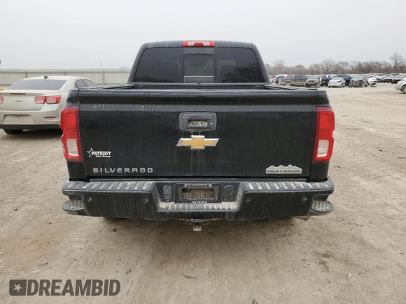 2016 Chevrolet Silverado 1500 High Country with VIN 3GCUKTEC8GG252049, listed as a Copart auction lot 47075095 with 127,206 mi miles and Salvage Title. Bid and sale history available at DreamBid. Image 6.