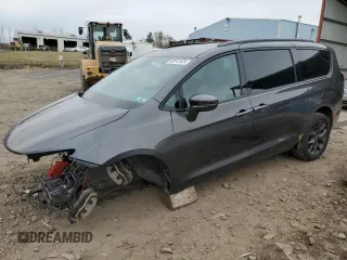 2022 Chrysler Pacifica Limited with VIN 2C4RC3GG0NR167264, listed as a Copart auction lot 80141624 with 29,244 mi miles and Salvage title. Bid and sale history available at DreamBid. Image 1.