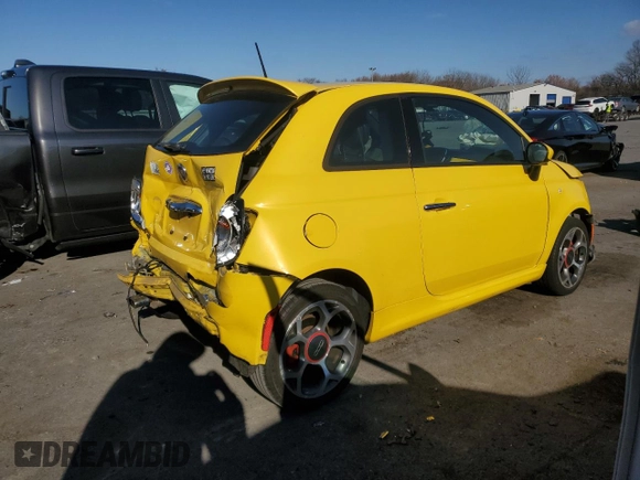 2016 FIAT 500 Sport z VIN 3C3CFFBR5GT144820, wystawiony jako Copart lot #83251584 z przebiegiem 100 009 mil mil oraz Szkoda całkowita • Salvage title. Historia ofert i sprzedaży dostępna na DreamBid. Obrazek 3.