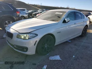 2016 BMW 5 Series 528i with VIN WBA5A5C59GG353844, listed as a Copart auction lot 47310545 with 76,695 mi miles and Salvage Title. Bid and sale history available at carsss.com. Image 1.