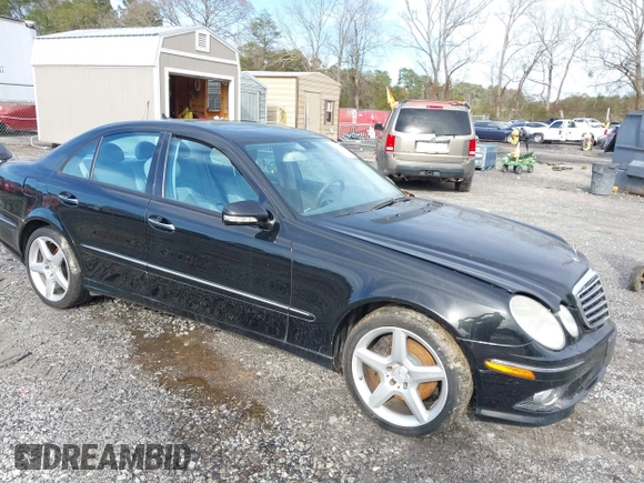 2009 Mercedes-Benz E-Class Luxury 3.5L with VIN WDBUF87X49B423293, listed as a IAAI auction lot 41582775 with 124,297 mi miles. Bid and sale history available at carsss.com. Image 1.