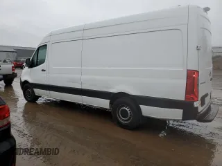 2023 Mercedes-Benz Sprinter Cargo with VIN W1Y4NCHY8PT121099, listed as a Copart auction lot 80552444 with 50,805 mi miles and Non Repairable. Bid and sale history available at carsss.com. Image 2.