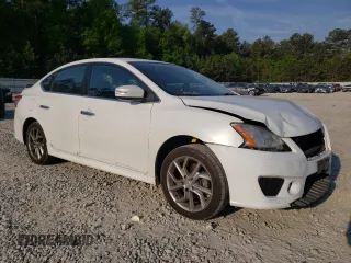2015 Nissan Sentra SR with VIN 3N1AB7AP1FY346482, listed as a Copart auction lot 53758305 with 69,841 mi miles and Salvage Title. Bid and sale history available at DreamBid. Image 4.