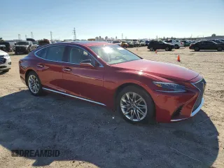 2019 Lexus LS with VIN JTHB51FF1K5007992, listed as a Copart auction lot 41453165 with 50,571 mi miles and Salvage Title. Bid and sale history available at carsss.com. Image 4.