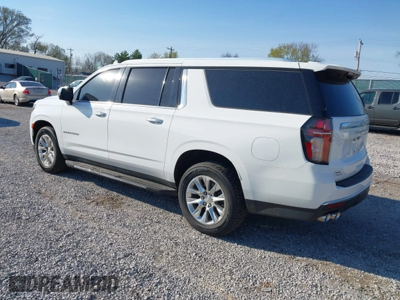 2022 Chevrolet Suburban Premier with VIN 1GNSCFKDXNR121180, listed as a IAAI auction lot 41833036 with 86,085 mi miles and . Bid and sale history available at DreamBid. Image 3.