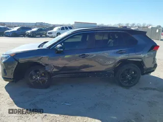 2021 Toyota RAV4 Hybrid XSE with VIN 4T3E6RFV5MU057078, listed as a IAAI auction lot 41718381 with 65,797 mi miles. Bid and sale history available at carsss.com. Image 14.