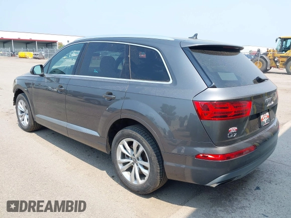 2019 Audi Q7 Premium with VIN WA1AAAF73KD031616, listed as a IAAI auction lot 39952592 with 60,839 mi miles and . Bid and sale history available at DreamBid. Image 3.