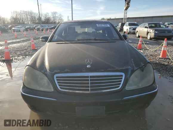 2002 Mercedes-Benz S-Class 5.0L with VIN WDBNG75J42A235671, listed as a Copart auction lot 85327854 with 163,339 mi miles and Clean Title. Bid and sale history available at carsss.com. Image 5.