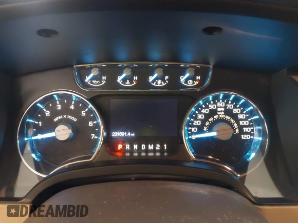 2012 Ford F-150 XL with VIN 1FTFW1ET1CFB33711, listed as a IAAI auction lot 42090971 with 231,691 mi miles and . Bid and sale history available at DreamBid. Image 7.
