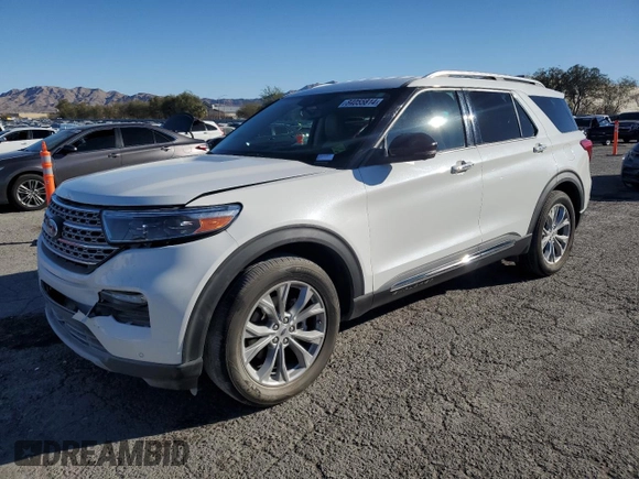 2021 Ford Explorer Limited with VIN 1FMSK7FHXMGB83912, listed as a Copart auction lot 84055814 with 64,747 mi miles and Salvage Title. Bid and sale history available at carsss.com. Image 1.