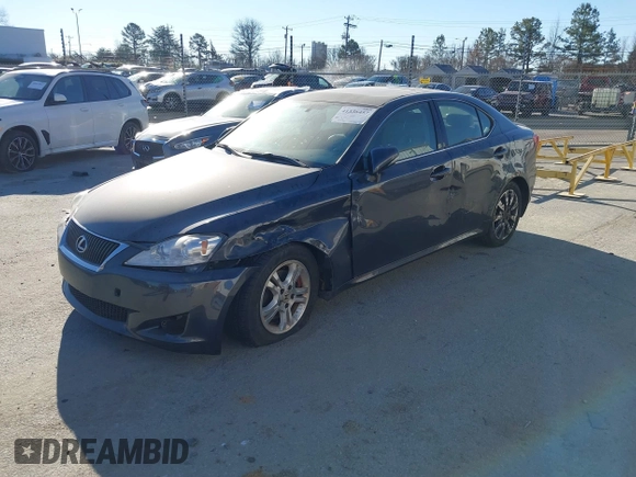 2010 Lexus IS 250 with VIN JTHBF5C25A5115441, listed as a IAAI auction lot 41336457 with 177,425 mi miles. Bid and sale history available at carsss.com. Image 2.