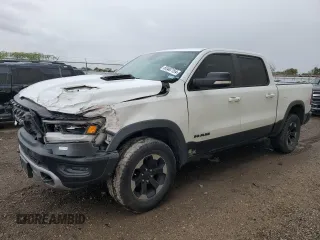 2019 Ram 1500 Rebel with VIN 1C6RRELT1KN893924, listed as a Copart auction lot 83467154 with 157,946 mi miles and Salvage title. Bid and sale history available at DreamBid. Image 1.